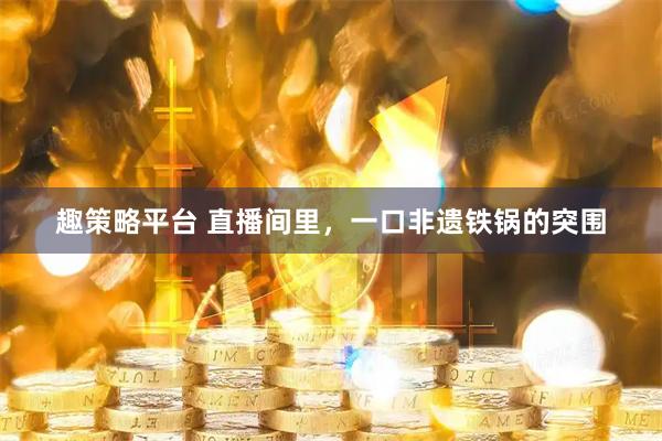 趣策略平台 直播间里，一口非遗铁锅的突围
