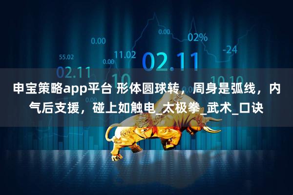 申宝策略app平台 形体圆球转，周身是弧线，内气后支援，碰上如触电_太极拳_武术_口诀
