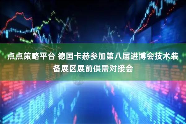 点点策略平台 德国卡赫参加第八届进博会技术装备展区展前供需对接会